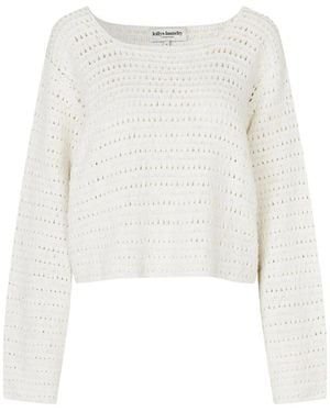 Lolly's Laundry Round-Neck Knitwear - Blanc