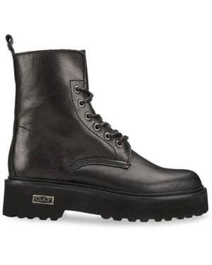 Cult Lace-Up Boots - Black