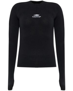 Balenciaga Long Sleeve Tops - Black