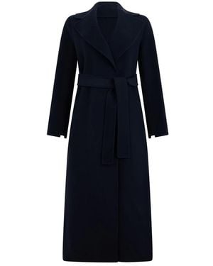 Max Mara Jassen ,Blauw ,Wol Poldo Long Coat