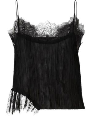 Pinko Sleeveless Tops - Black