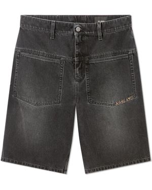Axel Arigato Invert Denim Shorts - Grau