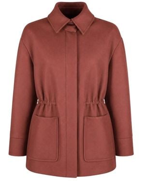 Patrizia Pepe Light Jackets - Rojo