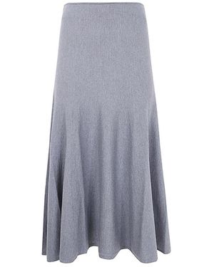 KHAITE Midi Skirts - Gris