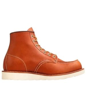 Red Wing Lace-Up Boots - Brown