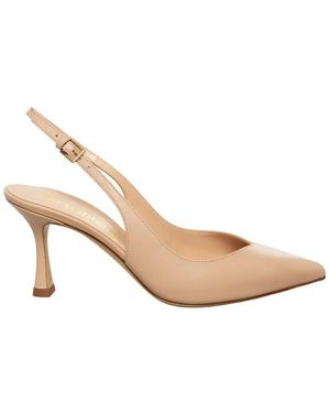 Ninalilou Schoenen ,Leer Slingback Pomp - Wit