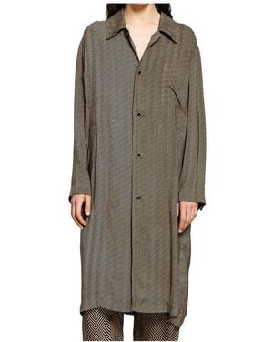 Uma Wang Single-Breasted Coats - Brown