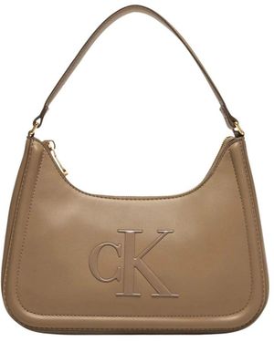 Calvin Klein Shoulder Bags - Brown