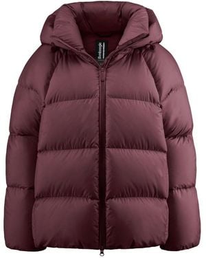 Bomboogie Piumino Over Met Capuchon - Paars