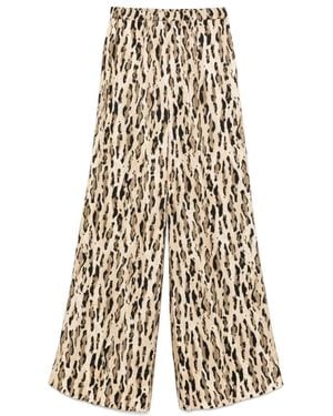 THE NINA STUDIO Wide Trousers - Neutro