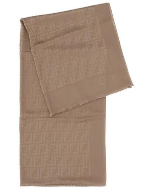 Fendi Ff Stole - Braun