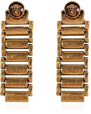 Versace Messing-Ohrringe Mit Medusenhaupt - Mettallic