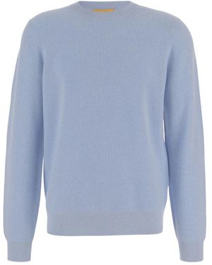 Guest In Residence Round-Neck Knitwear - Blue