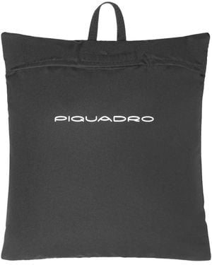 Piquadro Tassen ,Grijs ,Katoen Waterbestendige Bagagehoes L - Zwart