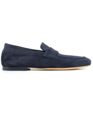 Officine Creative Mocassin Met Gladde Band - Blauw