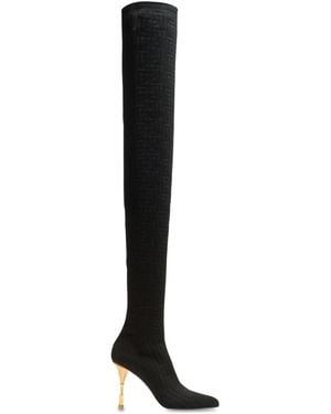 Balmain Over-Knee Boots - Negro