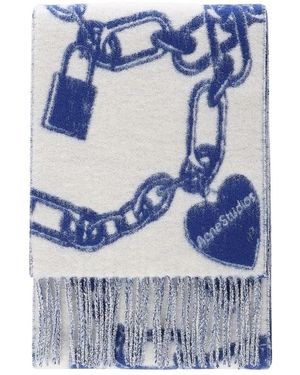 Acne Studios Winter Scarves - Blauw