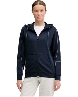 Bogner Hoodies & Sweatvesten ,Blauw ,Katoen Zip-Through Hoodie