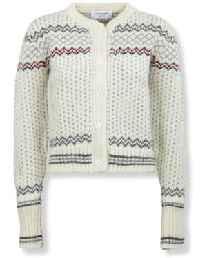 Thom Browne Cardigans - Blanc