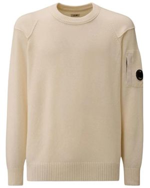 C.P. Company Round-Neck Knitwear - Neutro