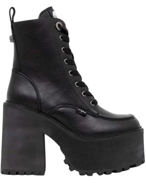 Buffalo Lace-Up Boots - Nero