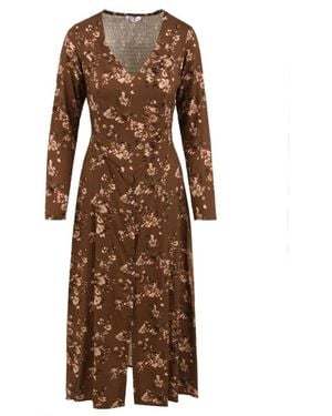 Mar De Margaritas Midi Dresses - Brown