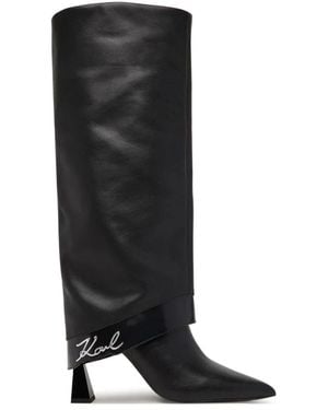 KARL LAGERFELD Heeled Boots - Black
