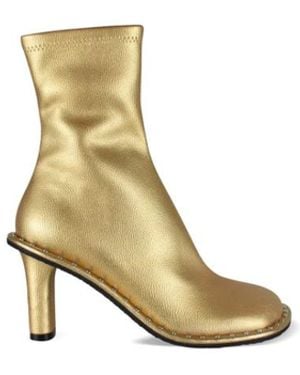 Stella McCartney Schoenen ,Geel ,Leer Ryder Heeled Sock Boots - Metallic