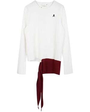 Youths in Balaclava Long Sleeve Tops - Blanc