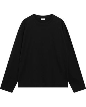 Dries Van Noten Long Sleeve T-Shirts - Black