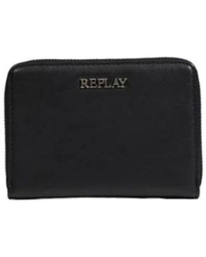 Replay Wallets & Cardholders - Negro