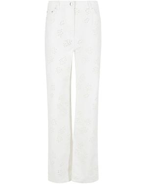 Semicouture Straight Fit Jeans - White