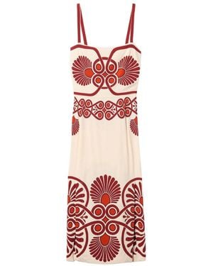 La DoubleJ Midi Dresses - Rosso