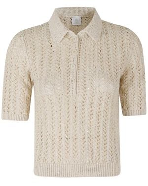 Eleventy Polo Shirts - Natural