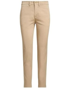 Ralph Lauren Slim Fit Hose - Natur