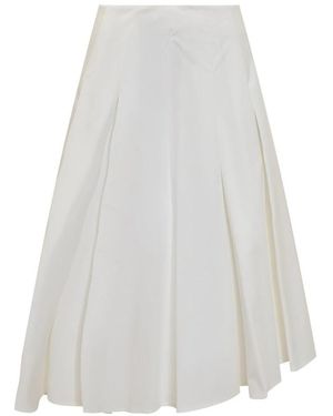 Semicouture Midi Skirts - White