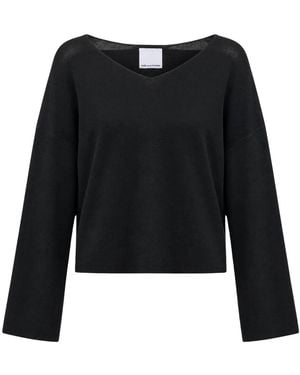 ONE & OTHER V-Neck Knitwear - Black