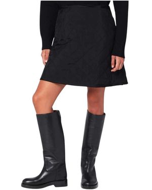 Jil Sander Rokken ,Zwart ,Zwarte Mini Rok Gonna