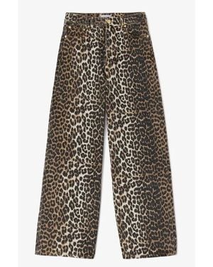 Ganni Wide Jeans - Gris