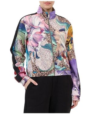 Just Cavalli Light Jackets - Black