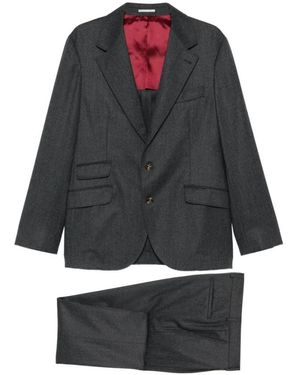 Brunello Cucinelli Single Breasted Suits - Negro