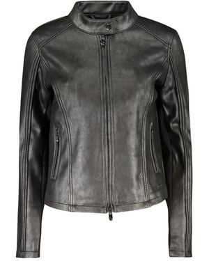 Desigual Leather Jackets - Black