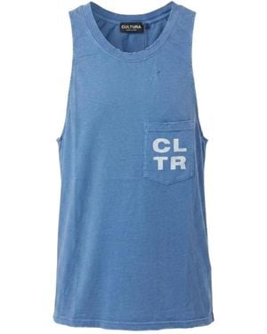 Cultura Sleeveless Tops - Blue