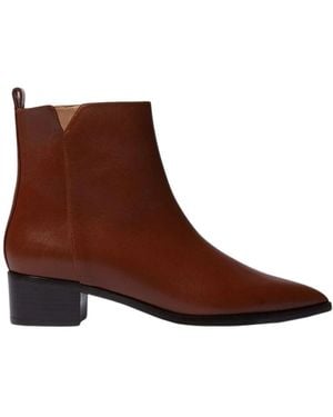 SCAROSSO Heeled Boots - Marrone