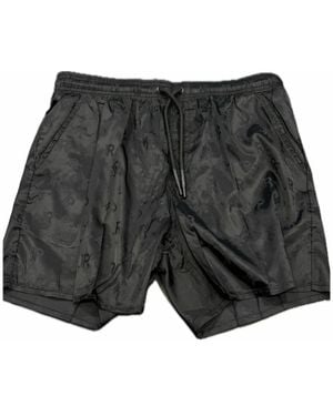 John Richmond Schwarze Badehose Olmos Bademode - Grau