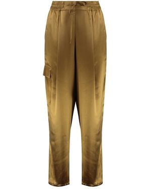 Yves Salomon Straight Trousers - Neutro