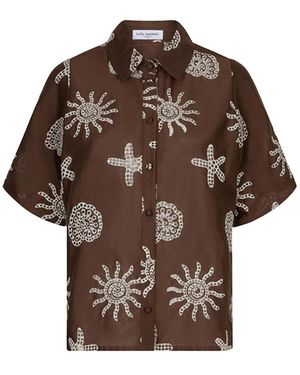 Lofty Manner Blouse Rianne - Bruin