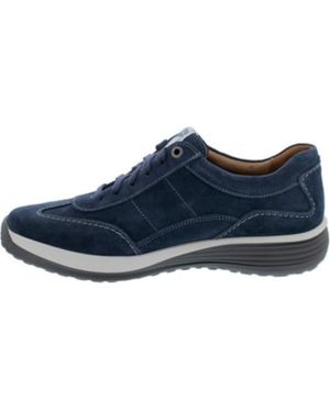 Mephisto Blaue Freizeit-Schnürschuhe Für Herren