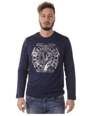 Versace Jeans Couture Long Sleeve Tops - Blue