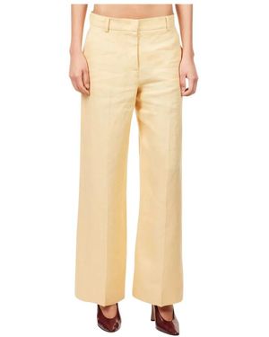 Weekend by Maxmara Wide Trousers - Natural